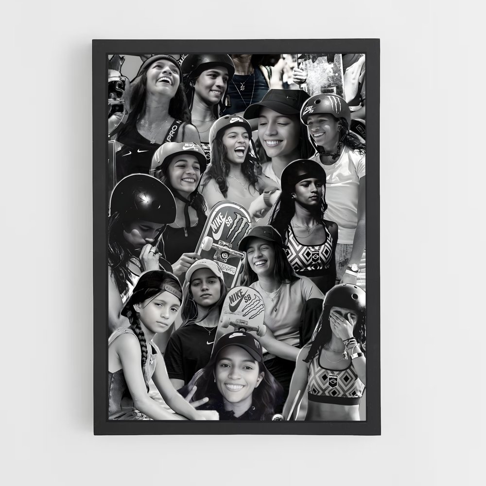 Poster Visages de la Communauté – affiche Skateboard (vue 2)